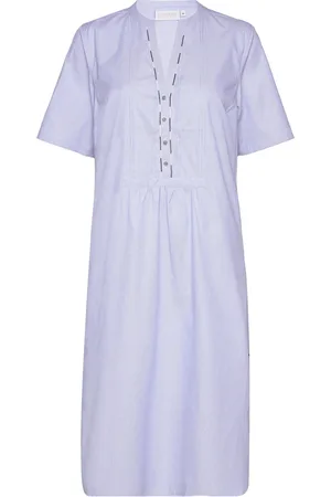 Coster Copenhagen Long Shirt Dress Blue