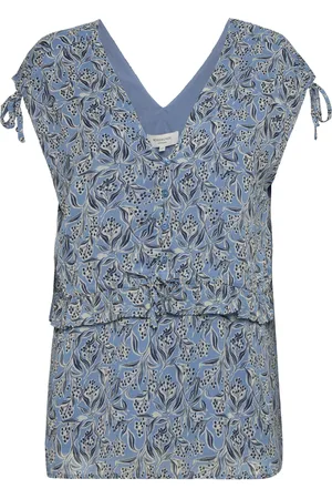 Rosemunde Recycled Polyester Top Blue
