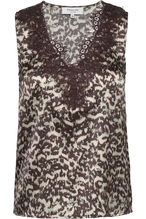 Rosemunde Silk Top Brown