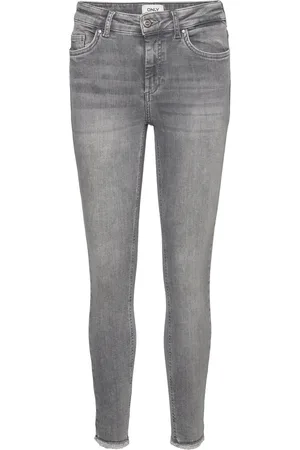 ONLY Onlblush Mid Sk Ank Rw Rea0918 Noos Grey