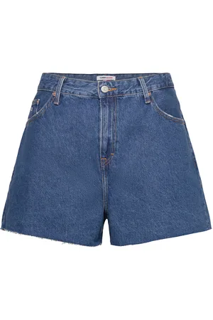 Tommy Hilfiger Crv Mom Short Bg0032 Blue