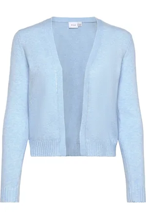 VILA Viril Short L/S Knit Cardigan-Noos Blue