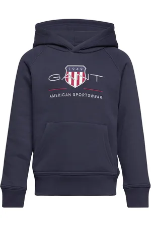 GANT Archive Shield Hoodie Navy