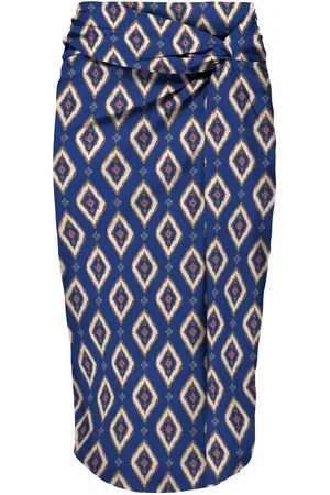 ONLY Onlleah Knot Skirt Ex Ptm Navy