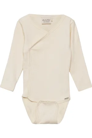 Minymo Wrap Body Ls Rib Cream