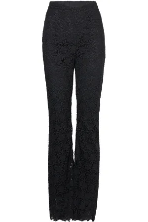 by Ti Mo Crochet Pants Black