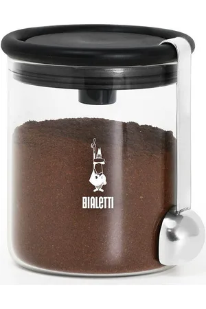 Bialetti Glass Coffee Jar W/Moka Top