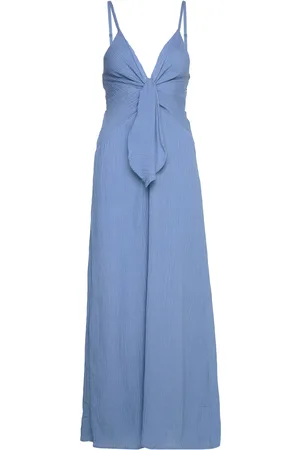 FAITHFULL THE BRAND Verona Midi Dress Blue