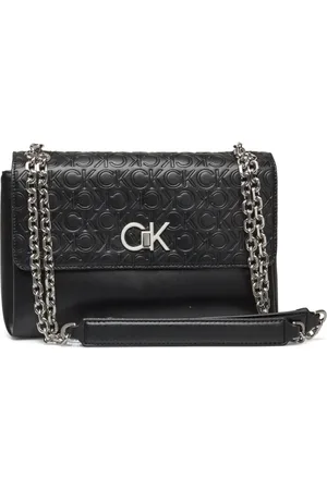 Calvin klein Re Lock Camera Emb Mn Shoulder Bag Black