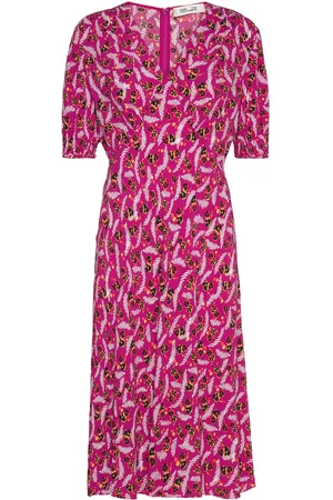 Diane von Furstenberg Dvf Jemma Dress Pink
