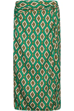 ONLY Onlleah Knot Skirt Ex Ptm Green