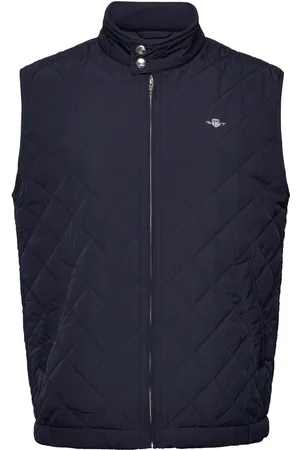 GANT Quilted Windcheater Vest Navy