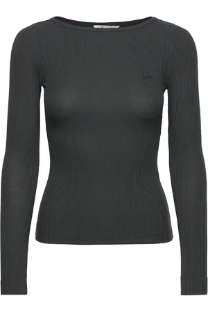 Lee Ls Boat Neck Tee Grey