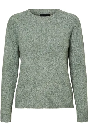 VERO MODA Vmdoffy Ls O-Neck Blouse Ga Noos Green