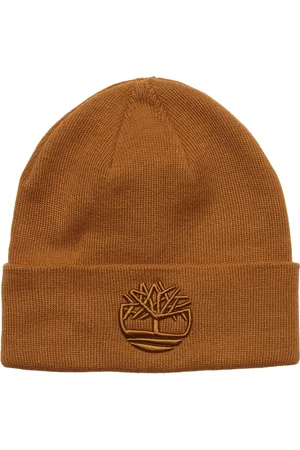 Timberland 3D Embroidery Beanie Brown