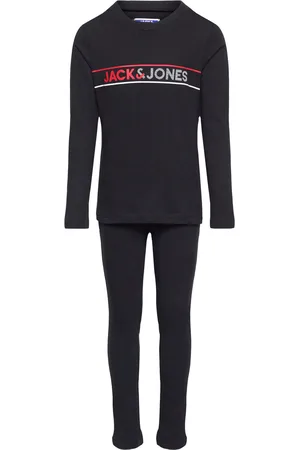 JACK & JONES Jacjaxon Ls Tee And Pants Set Jnr Jack & J S