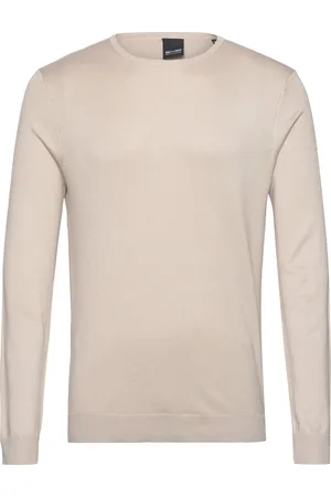 Only & Sons Onswyler Life Reg 14 Ls Crew Knit Noos Beige