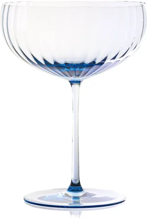 Anna Von Lipa Lyon Cocktail Glass Blue