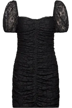 ROTATE Lace Puff Sleeve Dress