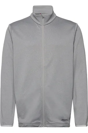 MUSTO Ess Full Zip Sweat Grey