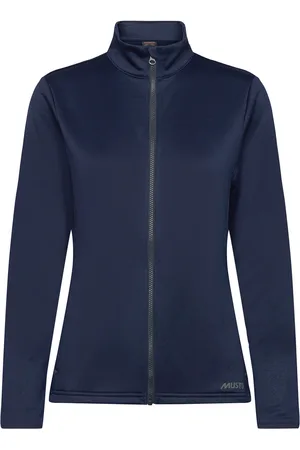 MUSTO W Ess Full Zip Sweat Blue