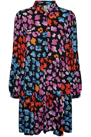 Y.A.S Alira Ls Shirt Dress S. Patterned