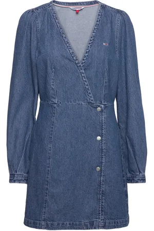 Tommy Hilfiger Tjw Chambray Wrap Dress Blue