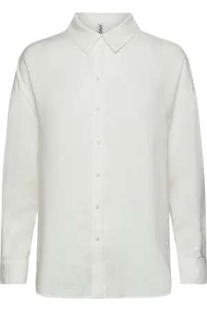 ONLY Onliris L/S Modal Shirt Wvn White