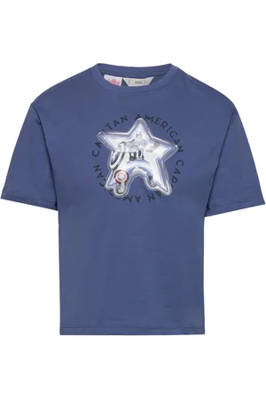 MANGO Interactive Avengers T-Shirt Blue