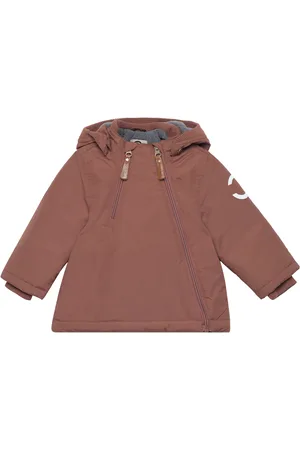 Mikk-Line Nylon Baby Jacket - Solid Brown
