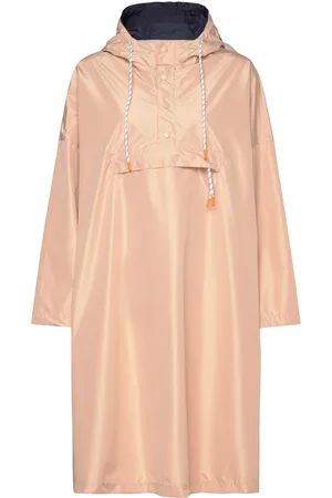 Beck Söndergaard Solid Rain Poncho Beige
