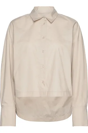 INWEAR Neolaiw Cropped Shirt Beige