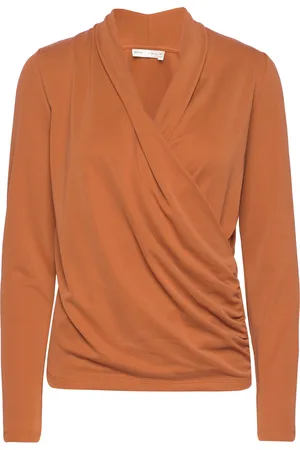 INWEAR Alanoiw Wrap Blouse Orange