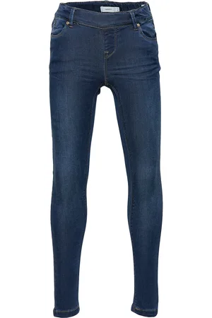 NAME IT Nkfpolly Skinny Dnm Legging 1182-To Noos Blue