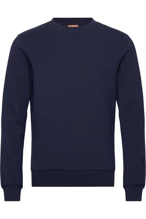 MOS MOSH Gallery Abel Crew Neck Sweat Blue