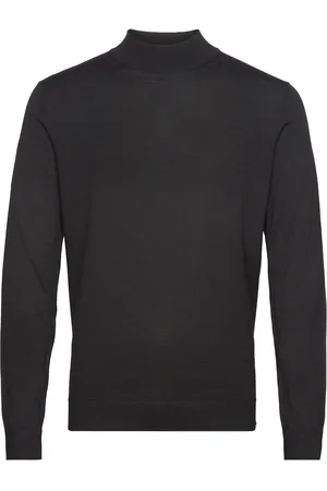 SELECTED Slhtown Merino Coolmax Knit Mock B Noos