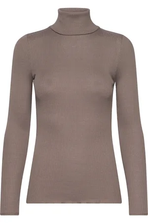Rosemunde Silk T-Shirt W/ Roller Neck Beige