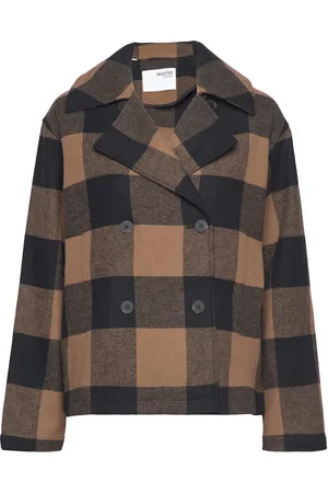 SELECTED Slfevana Short Wool Jacket Brown