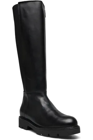 Bianco Biaothilia Knee High Elastic Boot Leather