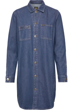 Lee Unionall Shirt Dress Blue