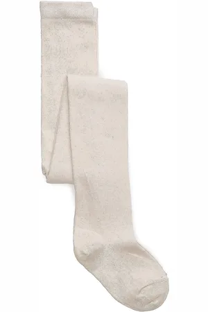 Melton Cotton Tights Cream