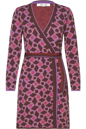 Diane von Furstenberg Dvf Edwina Dress Brown