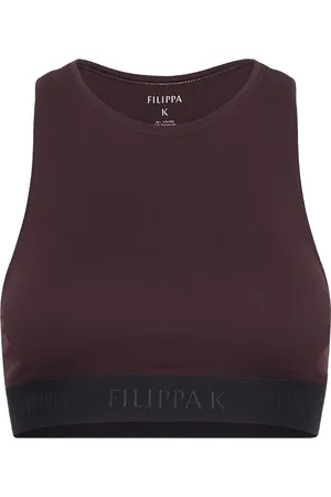 Filippa K Rib Bra Top Brown