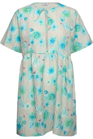 Envii Entempo Ss Dress Aop 6932 Beige
