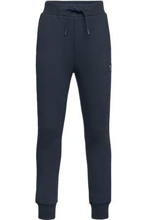 Knowledge Cotton Apparal Badge Jog Pant - Gots/Vegan Navy