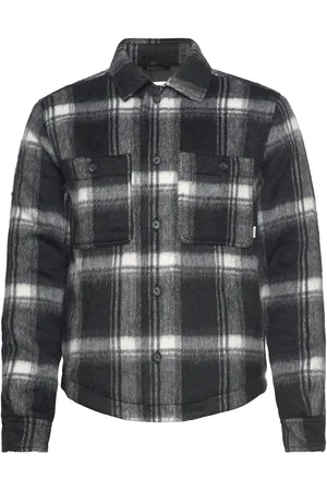 Lindbergh Padded Checked Overshirt