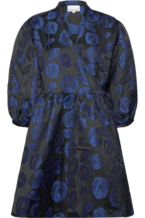 Noella Pina Aya Wrap Dress Black