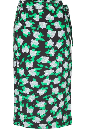 Diane von Furstenberg Dvf Elma Skirt Green