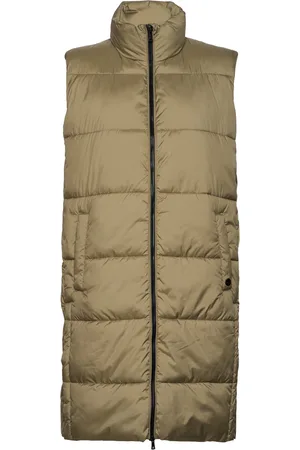 Superdry Studios Longline Quilted Gilet Green