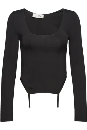 Les Coyotes de Paris Fitted Lingerie Top Black